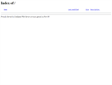 Tablet Screenshot of music.genzel.ca